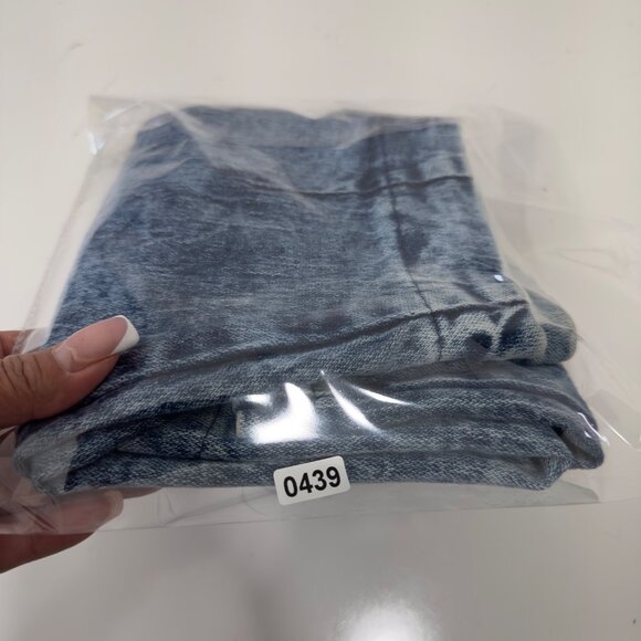 Vintage 80' Konnie o by kayo Acido Wash Denim Mini Skirt Front Zipper SZ 11/12 - Picture 11 of 11